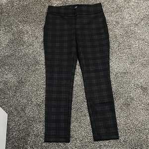 Dahlia Black Plaid Pants, medium